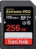 Sandisk SDXC Extreme Pro 256GB 170MB/s UHS-I V30 U3 C10
