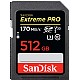 Sandisk SDXC Extreme Pro 512GB 170MB/s UHS-I V30 U3 C10