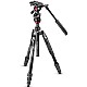Manfrotto Stativkit Befree Advanced Live Twist Alu Svart med videohode