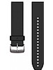 Garmin QuickFit 22-klokkeremmer, sort/sølv silikon