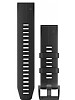 Garmin QuickFit 22-klokkeremmer, svart/svart silikon
