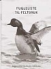 Fugleliste for feltbruk - NOF