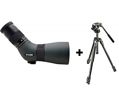 Focus Traveller 9-27x56 ED med Manfrotto Stativkit 290 Xtra og videohode